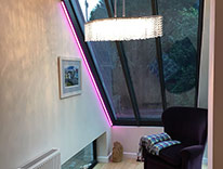 LED Colour Changing Strip light and Light Fitting Installation
