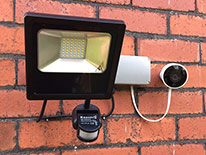 Security Light and Nest Outdoor Camera Installation