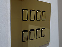 Kitchen Wiring Brass Grid Switch Installation